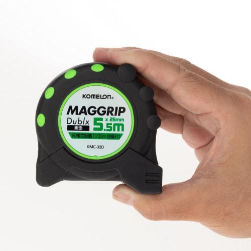 Komelon Mag Grip Double-Sided Scale 25/5.5m