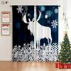 Christmas Ornament Drapes Christmas Tree Gifts Fireplace Livingroom Space Bedchamber Children Latest  Festival 3D Printing Drapes