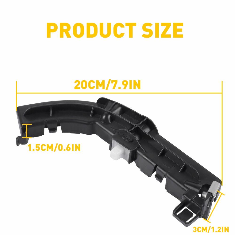 Left+Right Bumper Support Bracket Fit For Dodge Challenger 2008 2009 2010 2011 2012 2013 2014 2015 2016 2017 2018 2019 2020 2025