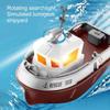 With Lights RC Boat Toy Wireless Remote Controlled RC Mini Boat Model Toy Tugboat Model Toy  Gift