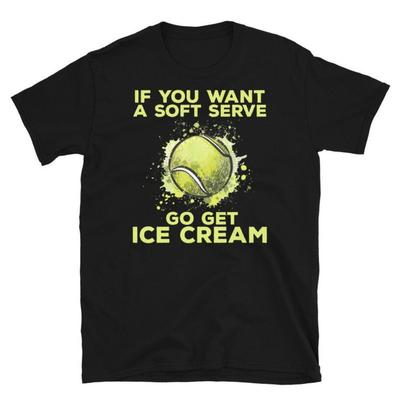 Lustiges Tennis T-Shirt Tennis Liebhaber T-Shirt Tennisspieler Männer Frauen Universell Mode Lässig Rundhals T-Shirt Sommer Baumwolle T-Shirt Top