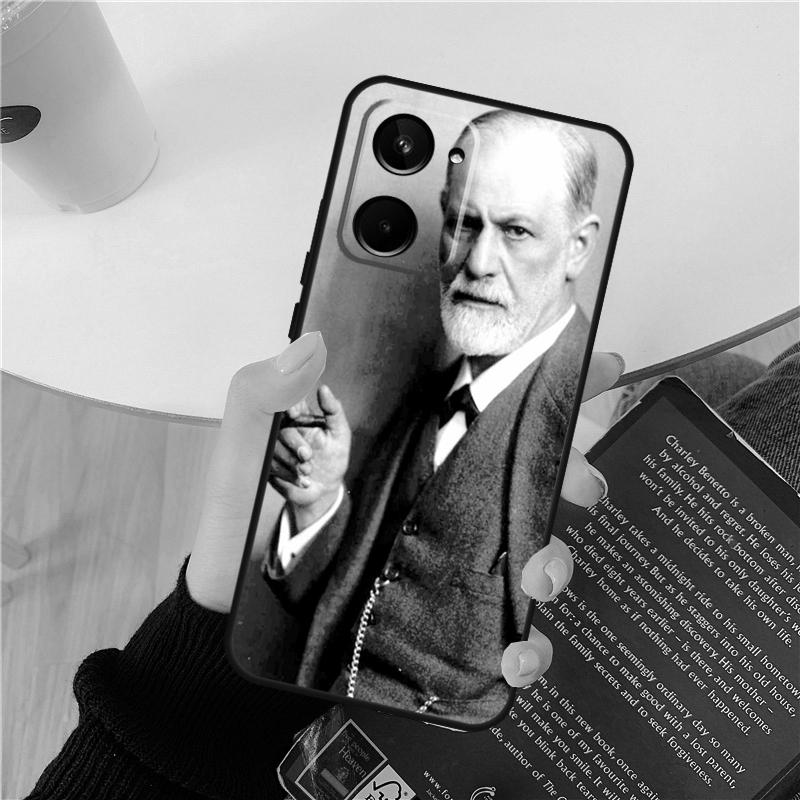 Sigmund Freud Case For Realme C61 C67 C53 C55 C75 C51 C21Y C25S GT 6 6T 5 GT7 Pro 10 11 12 13 14 Pro Plus