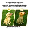 Solar,powered Cute Dog , Light, Outdoor , Garden , Ambient Light, Simulated Animal Resin Craft.