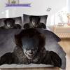 Clown Horror Set Bedding 1 Duvet Cover 2 Pillowcase Without Core Soft And Comfortable Christmas Birthday Gift Bedding Set Bedding