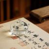 Calligraphy Water Dropper Brush Washer Set Ceramic Inkstone Water Dish for Chinese Painting Writing Scholar Desktop Decor