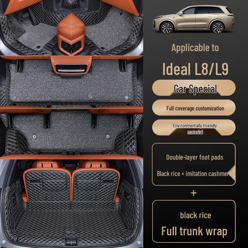 Li Auto L8/L9 Trunk Mat, Full Coverage for Third Row