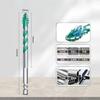 Upgraded 6/8/10/12mm Set Four-edged Sawtooth Drill Bit For Tile Drilling and Concrete Special Electric Drill Hardness Drill Bit