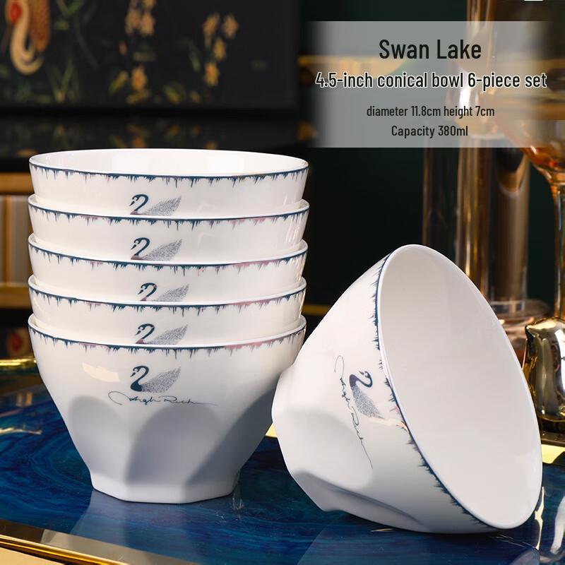 Jingdezhen Chinese Ceramic Rice & Noodle Bowl Set