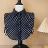 Fake Collar, Women'S Shirt, Fake Collar, Black And White Polka Dot Doll Collar, Bottom Inside, Shirt Collar.