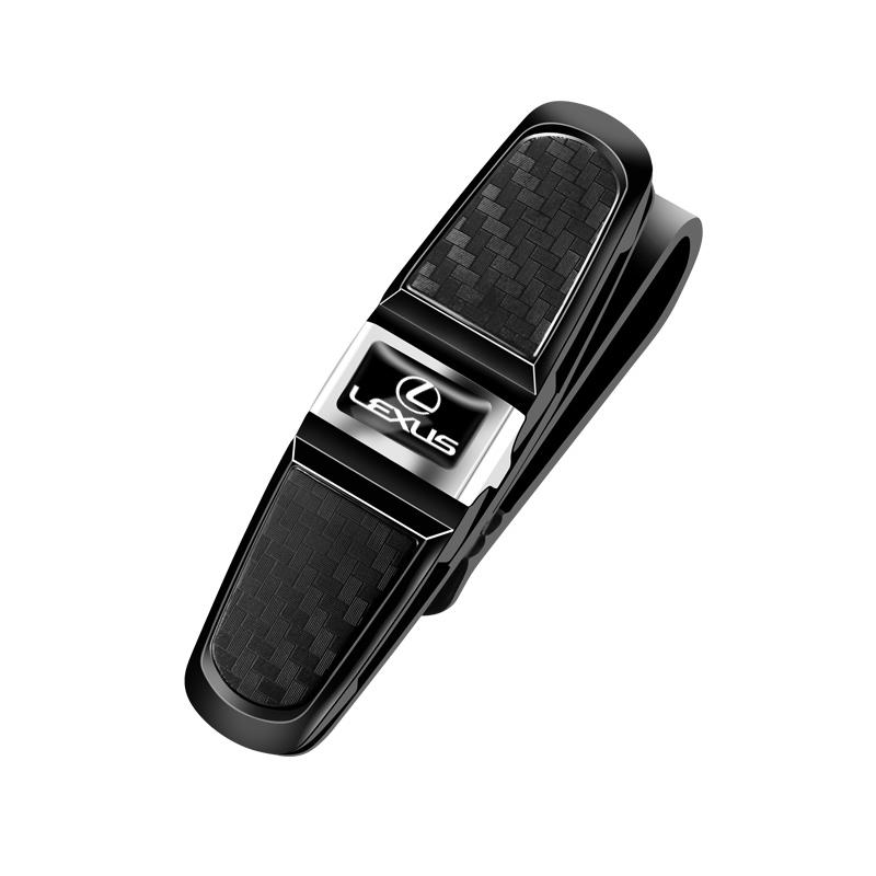 Car Sun Visor Glasses Clip Card Ticket Sunglasses Holder For Lexus RX300 IS200 IS250 ES350 Ct200h UX250h NX300h RX350 ES300h NX