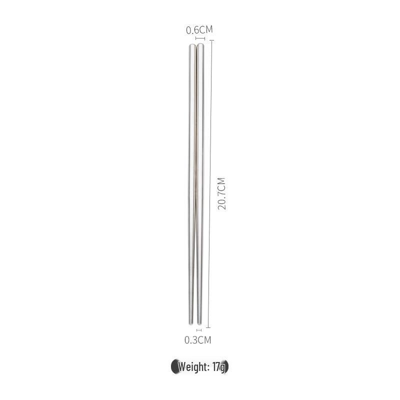 ZISIZ 304 Stainless Steel Chopsticks