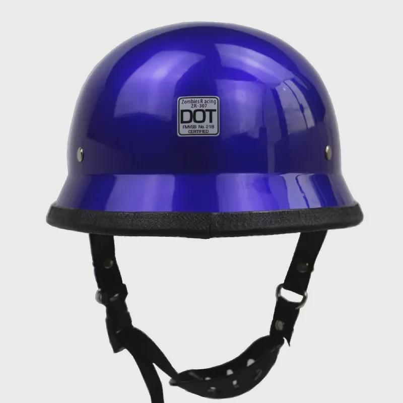 ZR-307 WWII German Style Half Motorcycle Helmet for Outdoor Riding