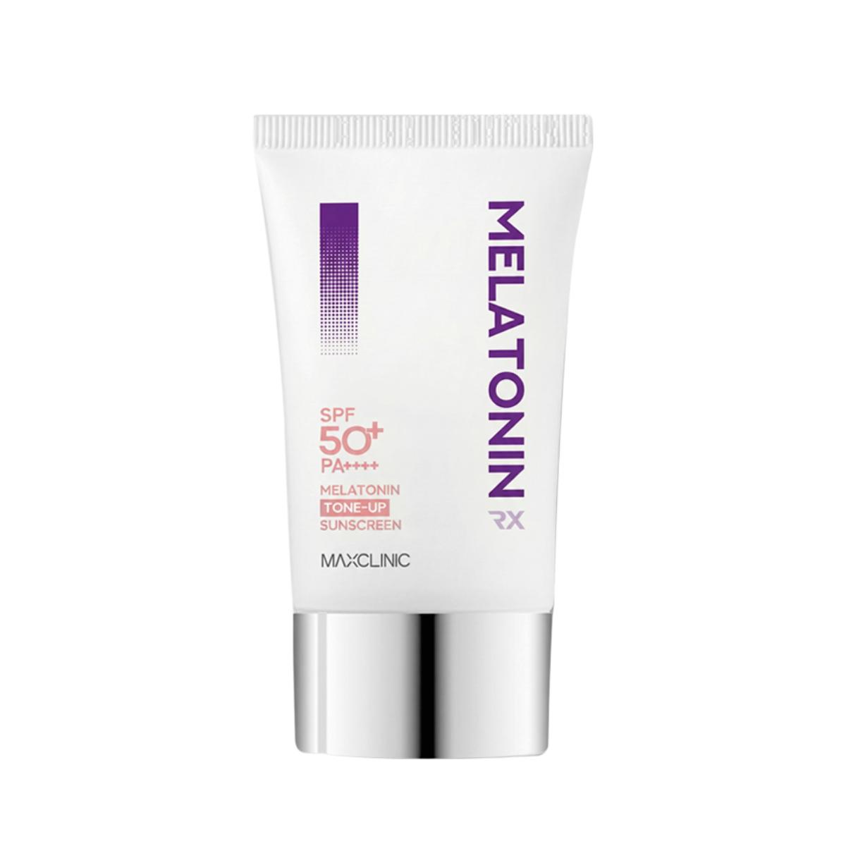 MAXCLINIC Melatonin Shot Tone Up Sunscreen RX SPF50+ PA++++ Brightening Sun Cream 50ml