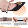 1 Pair Women Shoeslaces For High Heels Shoes Decoration Buckle Lazy Shoelaces Elastic Band Anti Falling Heel Non-Slip Belt Strap