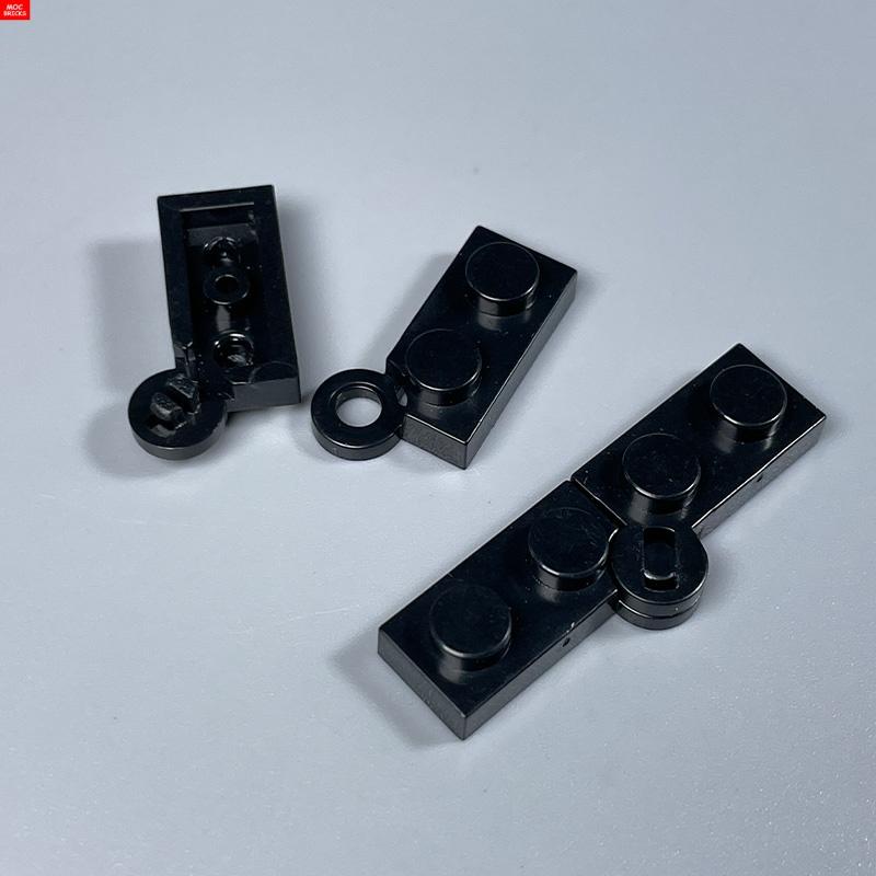 MOC Bricks Hinge Plate 2429 2430 Swivel Top Base fit with 2429c01 1x4 DIY Figure Building Blocks Toys for children Xmas gifts