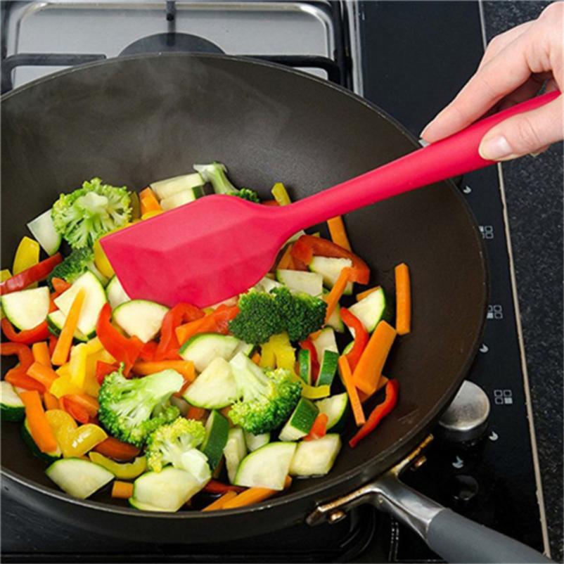 1Pc Cream Butter Spatula Mixing Scraper Brush Silicone Baking Tool