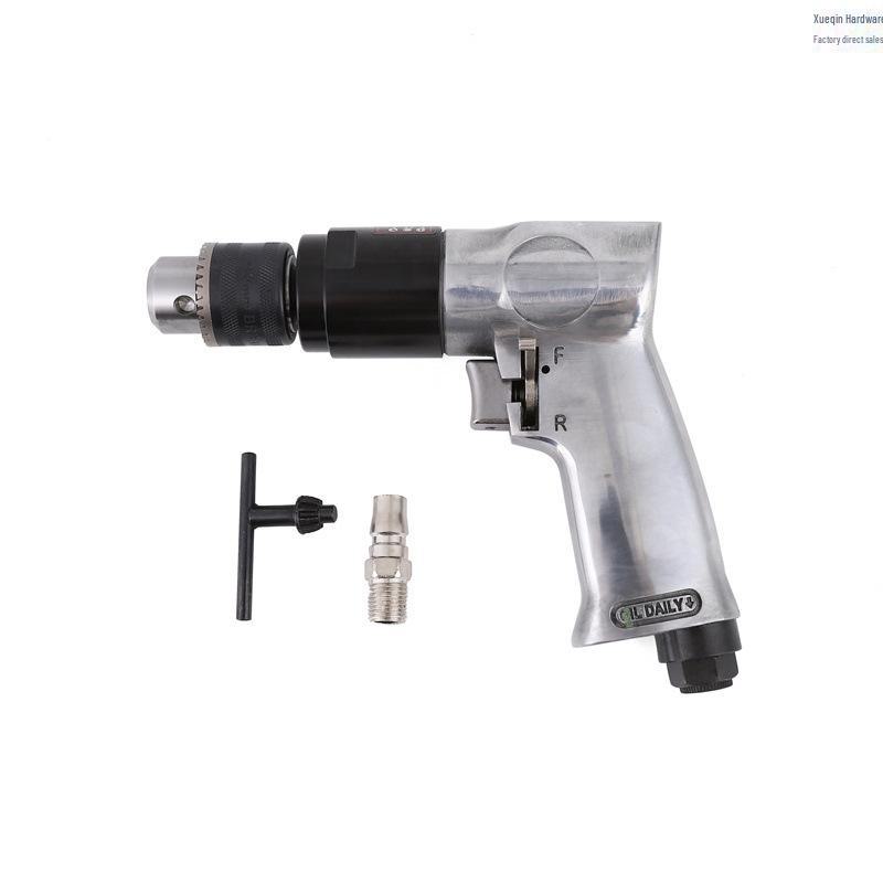 

Пневматичний пістолетний дриль промислового класу Gaobao 10 мм з функцією прямого/назадного ходу та 13-мм пістолетний пневматичний дриль. 10mm