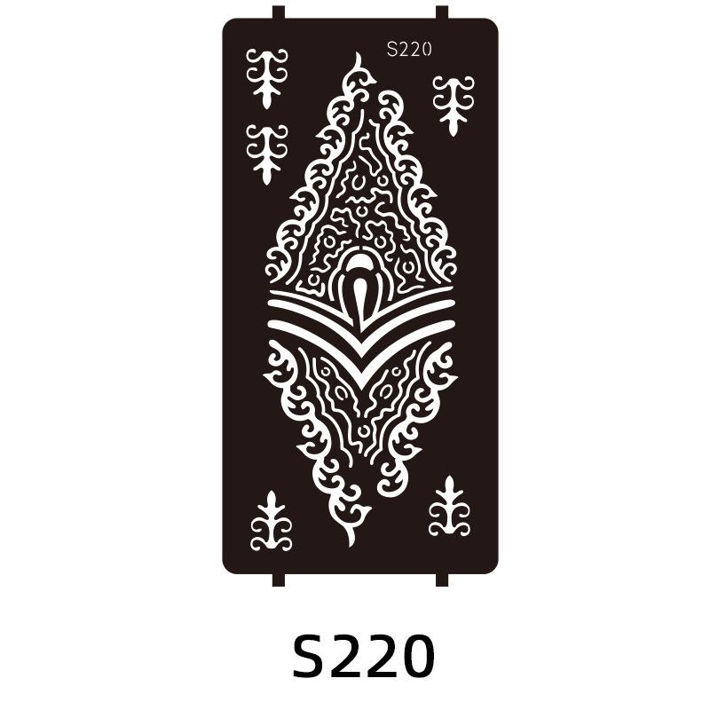 Indian Hannah Tattoo Template Tattoo Hand Drawn Template Juice Tattoo Sticker Painted Hennatattoo