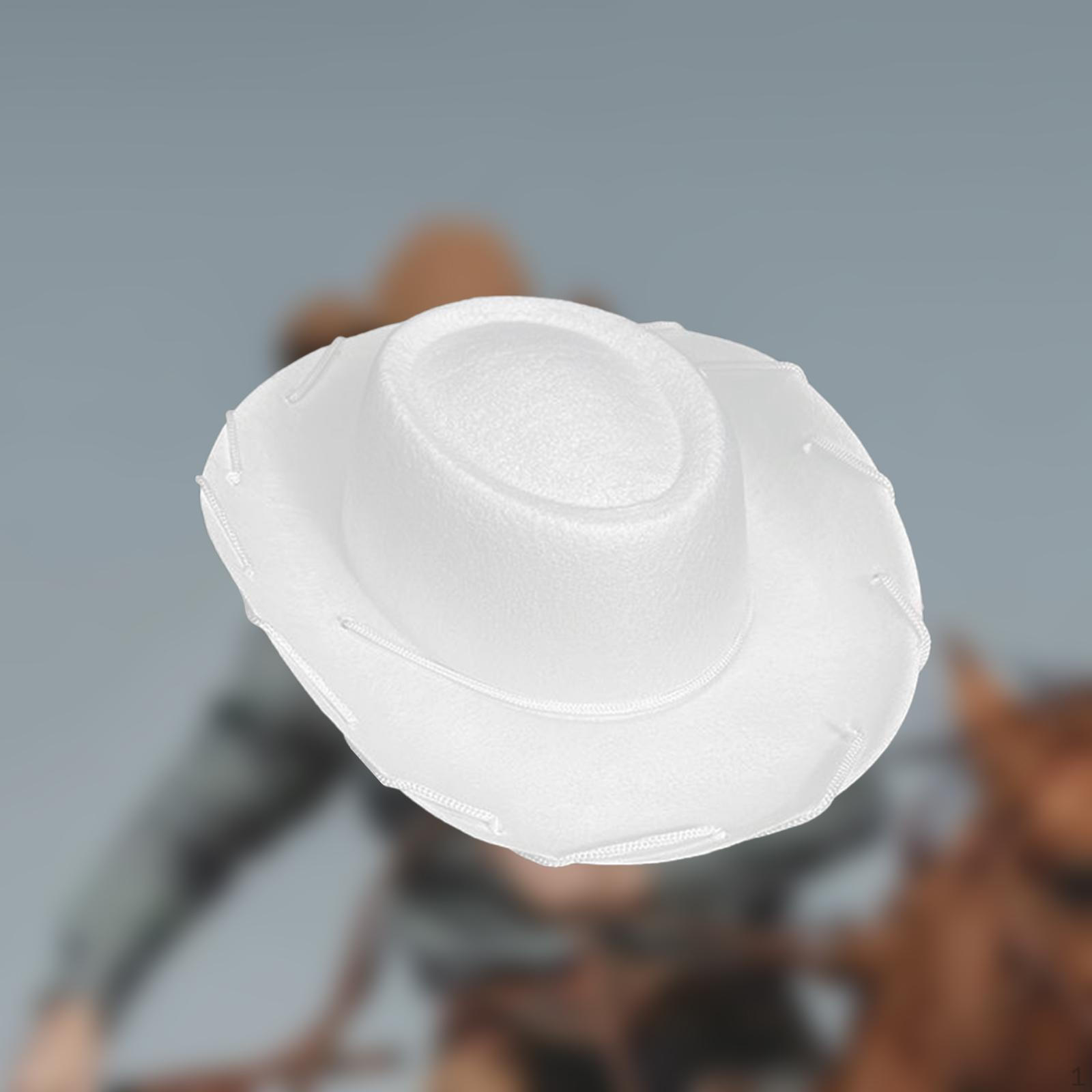 

Настоящая шляпа в стиле вестерн для походов на природу белый