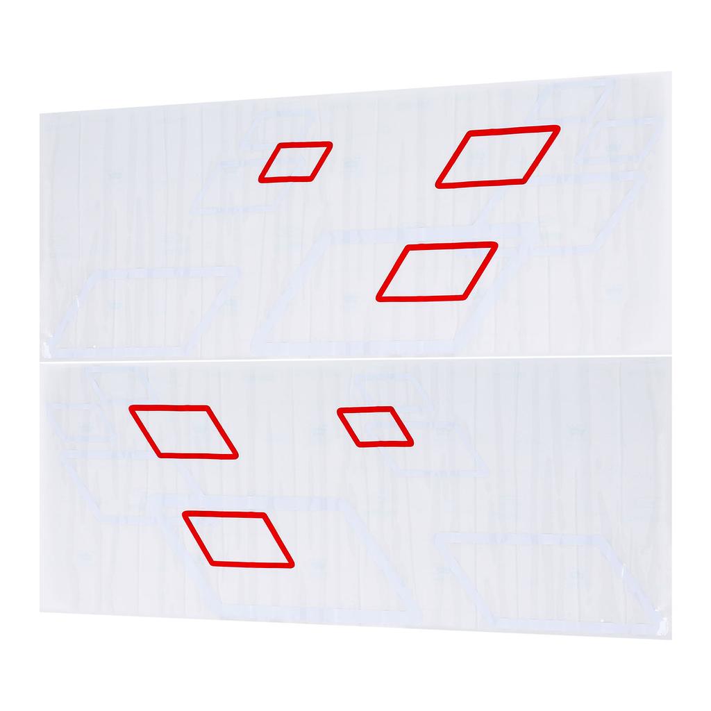 100x38cm Car Body Side Sticker PVC Decals DIY Sport Styling Decoration Auto Truck Racing Accessories White Red