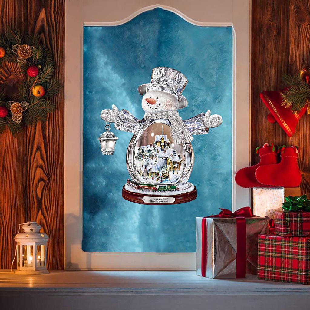 Christmas Decorations Window Clings Holiday Window Sticker Decoration Glass Sticker