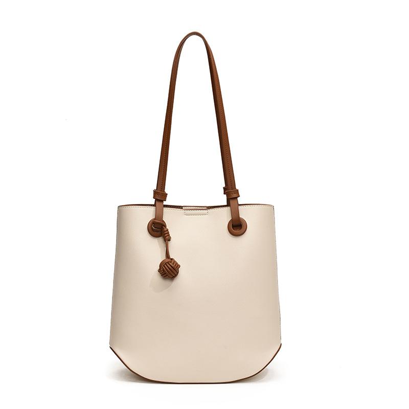 

Premium retro large-capacity bag women s new fashion commuter shoulder bag autumn and winter portable bucket bag