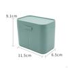 Cosmetic Pad Organizer with Divided Sections for Bathroom Storage