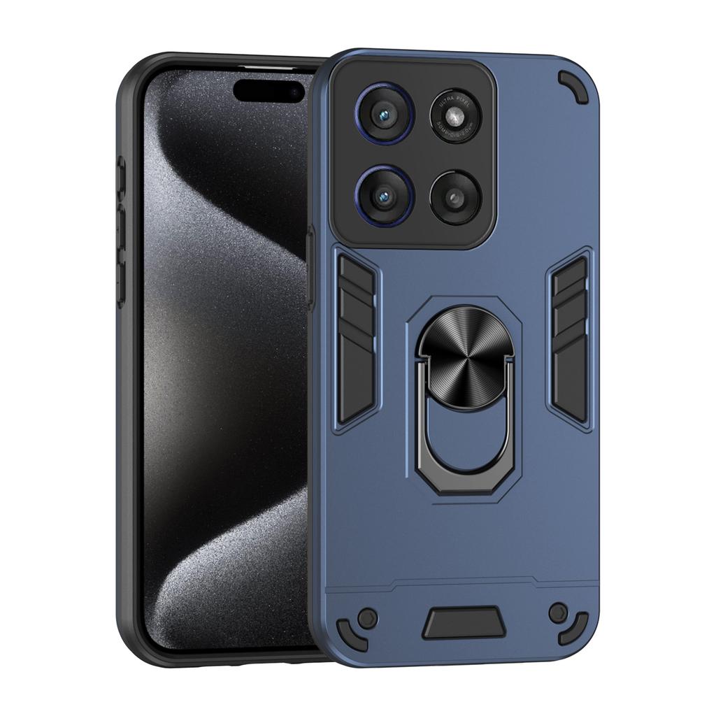 Custodia Grado Militare per Motorola Moto G56 G86 5G G06 Copertura Protettiva Antiurto Supporto ad Anello Supporto Custodie