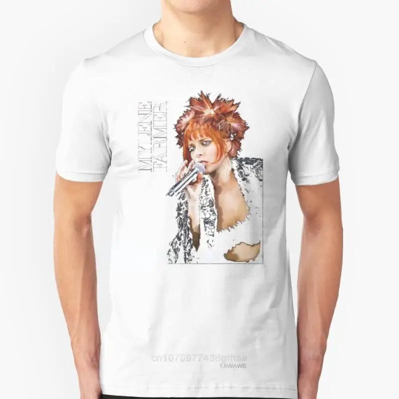 French Mylene Farmer France Meme Joelle Guillaume T Shirt Mylene Farmer France Meme Joelle Guillaume Jokes Casual Camisetas 4XL