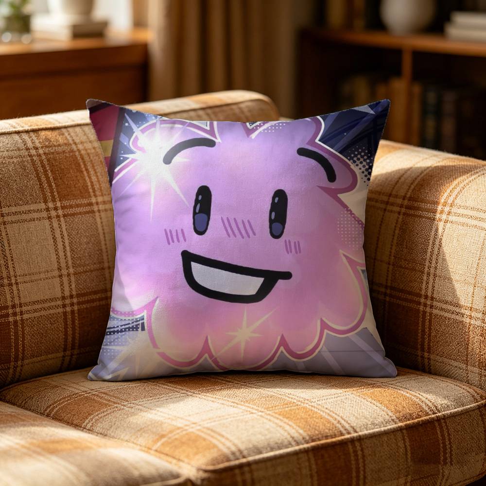 BBattle for Dream IIsland BFDI Pillow Case Cushion Cover Throw Pillow Case For Car Sofa