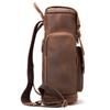 Luufan Genuine Leather Backpack for Men, Large Capacity Business Backpack, Fits 17-inch Laptops, A4B4 File Storage, Durable Cowhide Leather Daypack