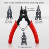 4 in 1 Snap Rings Pliers Plier Set Combination Retaining Clip Jewelry Circlip Pliers Internal External Rings Remover