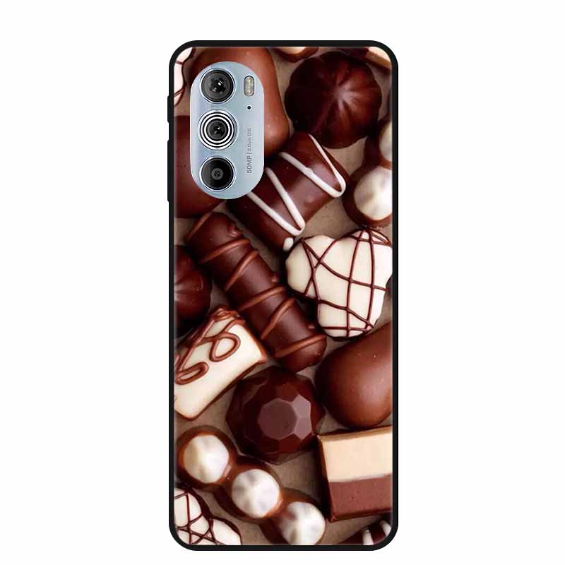For Motorola Moto Edge Plus 2022 Case Soft Silicone TPU Back Cover Case For Motorola Edge+ 5G UW 2022 Funda Wolf Cartoon Coque