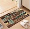 Christian Faith Welcome Mat for The Front Porch Bathroom or Entrance - Non-Slip Rectangular Floor Mat for Indoor and Outdoor Use
