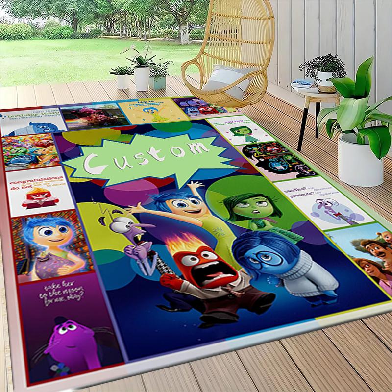 Custom Name "Aladdin's Magical Adventure" Carpet Rug Customizable Soft Washable Anti-Slip Home Living Room Sofa Mats Personalized Rug. 0909187
