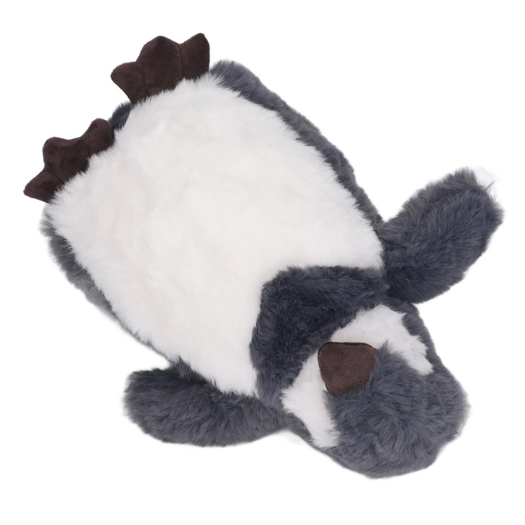 Penguin Plush Cute Soft Fluffy Stuffed Animal Plush Doll Toy for Kid Birthday 9.84in Grey