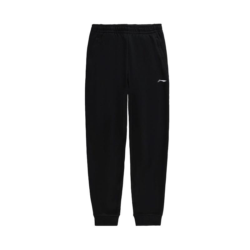 Li-Ning Solid Color Logo Fleece Jogger Pants Men Bottoms AKLVH25-1