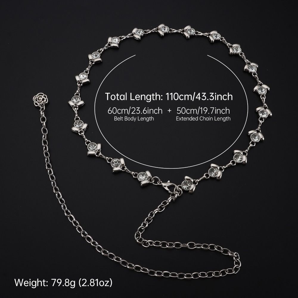 Kristallketten-Gürtel für Damen Strass-Geschenk Geschenk Hochzeit Brautgürtel