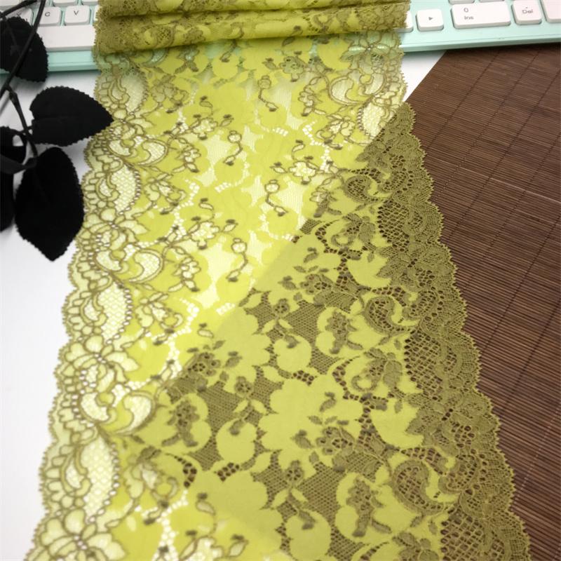 

Эластичное кружево шириной 19 см, коричневое кордовое эластичное кружево из спандекса для нижнего белья, бюстгальтеров, одежды, шитья и рукоделия 1 meter x 19 cm