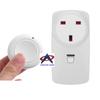UK Wireless Remote Control Socket with Round SOS Remote, AC85V-250V
