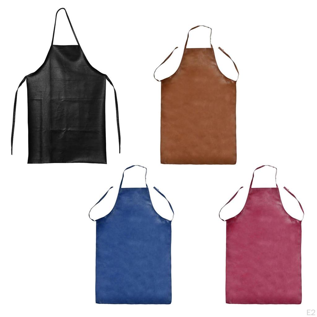 Grembiule in Pelle Resistente per Cucina e Barbecue