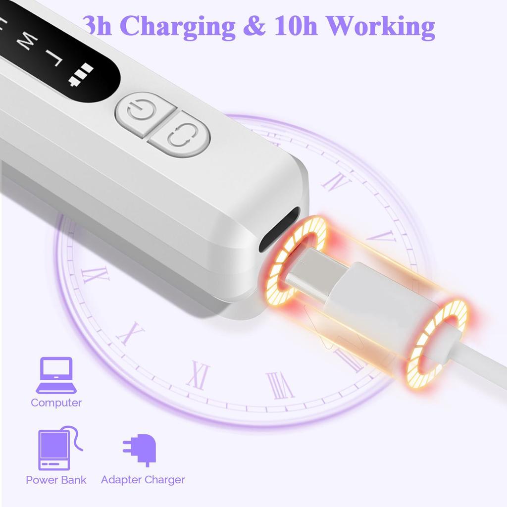 Portable Electric Nail Care Grinder - Wireless Nail Polishing Pen