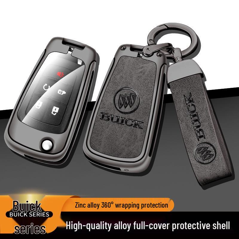 Buick Metal Key Cover for Regal, LaCrosse, Envision, GL8, and Yinglang GT.