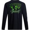 Under Armour Curry Grafické Písmeno Sportovní Kulatý Výstřih Svetr Dlouhý Rukáv Tričko Pánské Vrcholy Černá 1387109-001