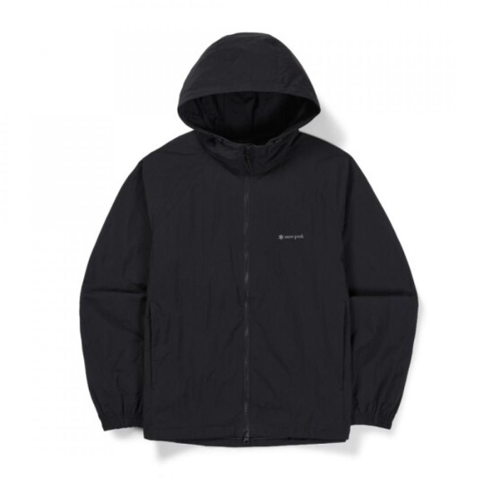 Snow Peak Lightweight Taslan Colorblock Windbreaker Bk s26fmlwb40Bk