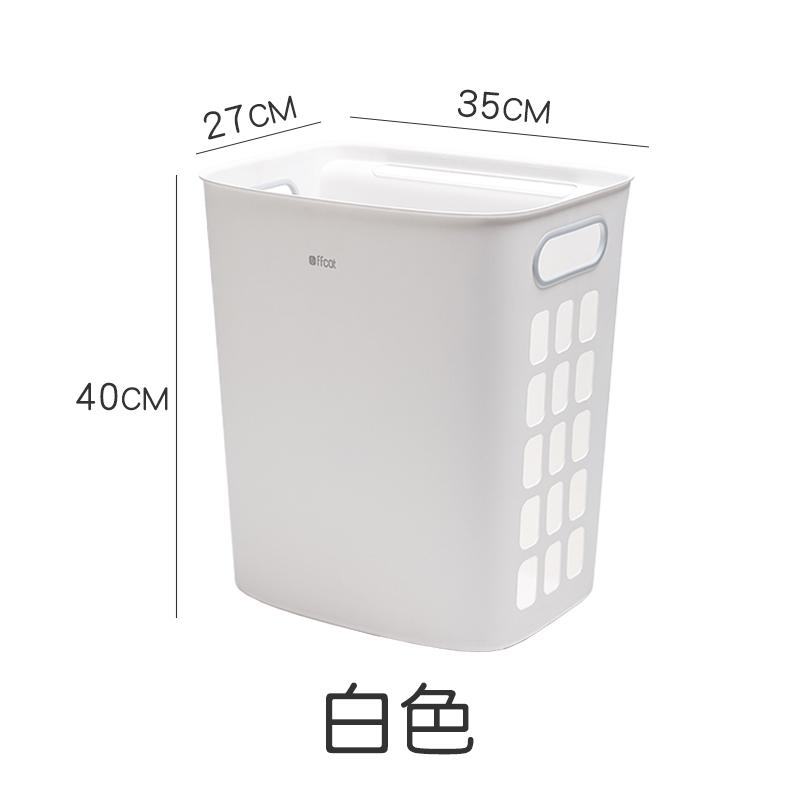 Wall-Mounted Bathroom Hanging Laundry Hamper Compact Dirty Clothes Organizer Storage Bin for Clothes Laundry Basket