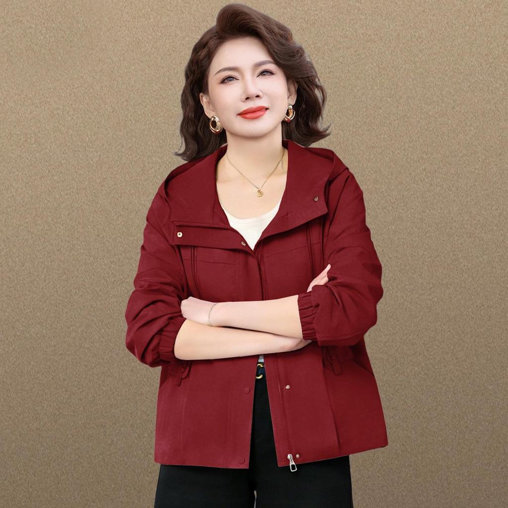 2026 Spring Jacket for Stylish Middle-Aged Women - Plus Size