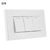 BULL G04 Concealed Triple Wall Switch