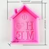 House Shape Silicone Mold Christmas Home Letter Candle Mold Dinner Wax Silicone Candle Mould Christmas Home Decoration