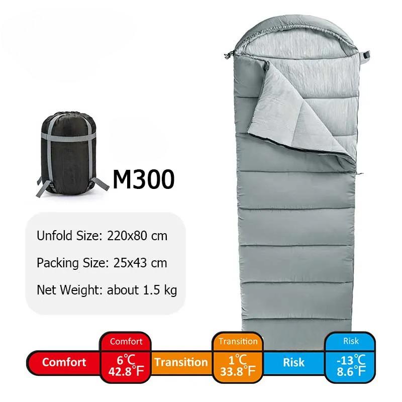 Outdoor Travel Dirty Double Sleeping Bag Camping Machine Washable Single Pair Portable Thickened  Lightweight Envelope with Hat Camping Sleeping Bag